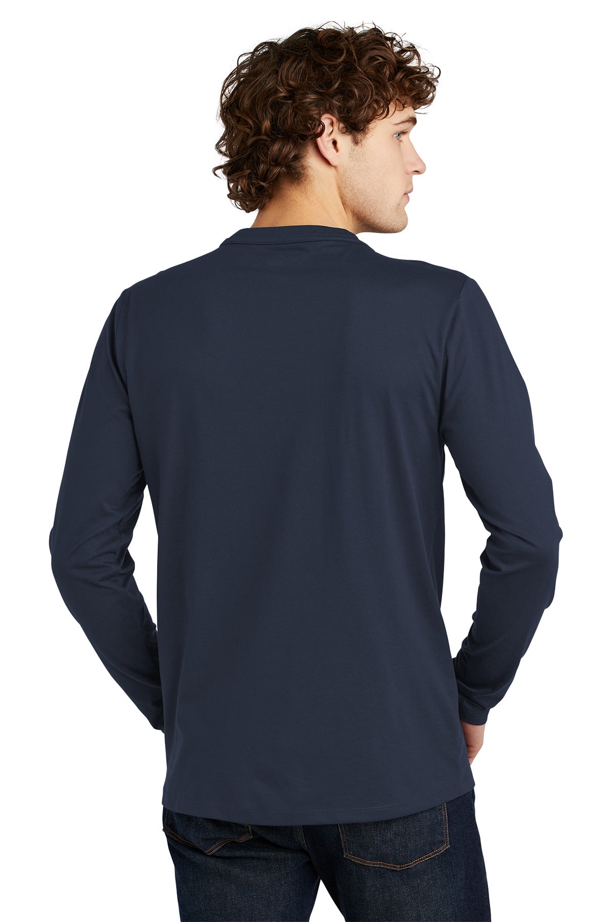 New Era Heritage Blend Long Sleeve Crew Tee