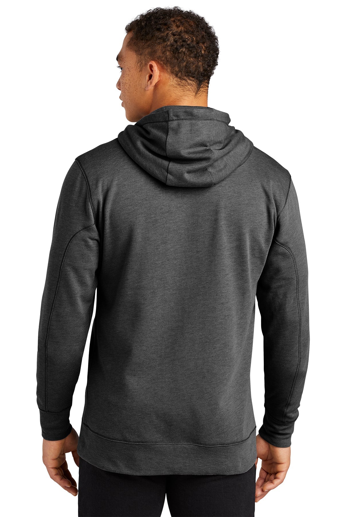 new era_nea511 _black heather_company_logo_sweatshirts