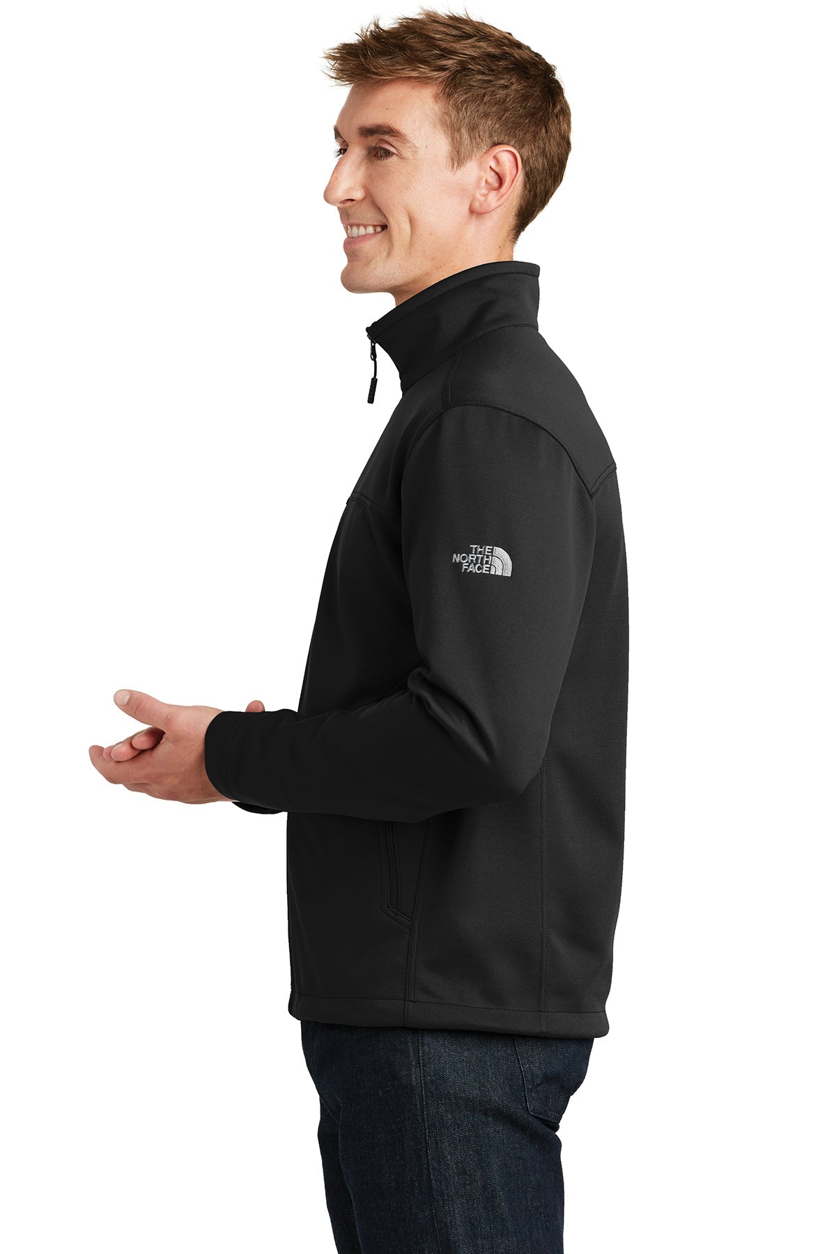 North face store black shell jacket