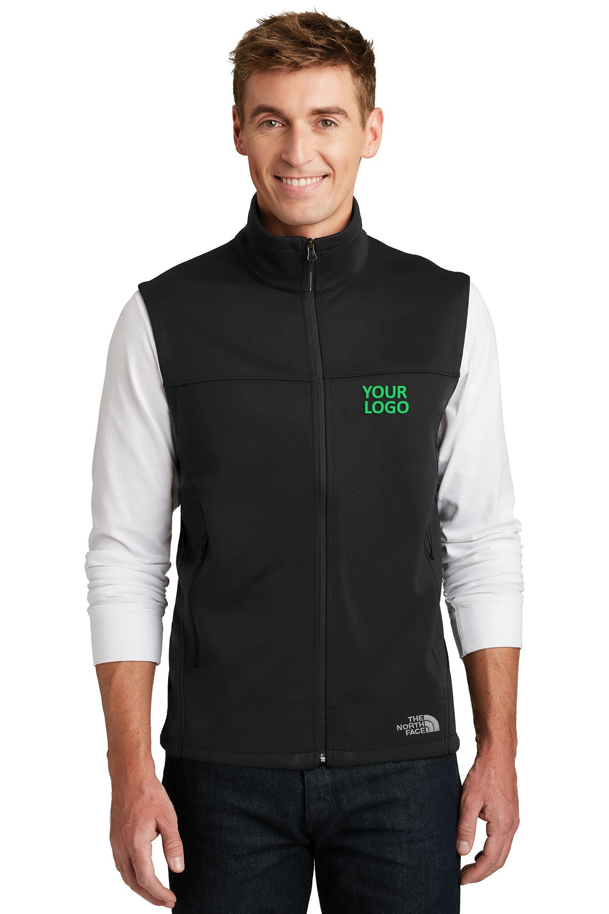 The North Face TNF Black NF0A3LGZ company embroidered jackets
