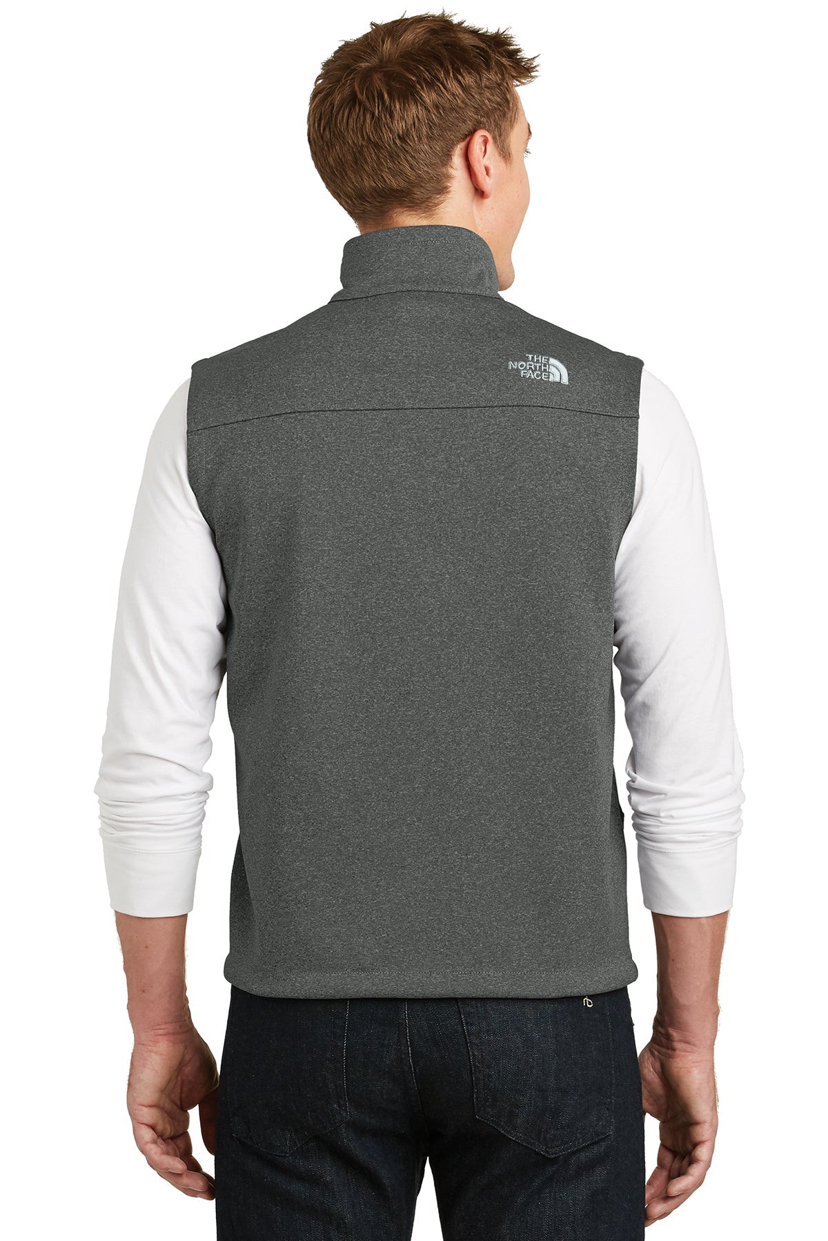 The North Face Vanadis Grey Dark Heather Camden Soft Shell Vest used preowned popular