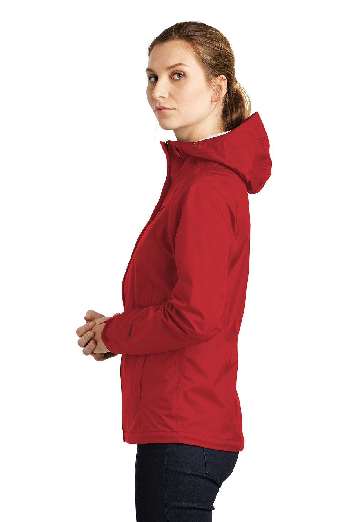 North Face Ladies DryVent Rain Jacket Rage Red