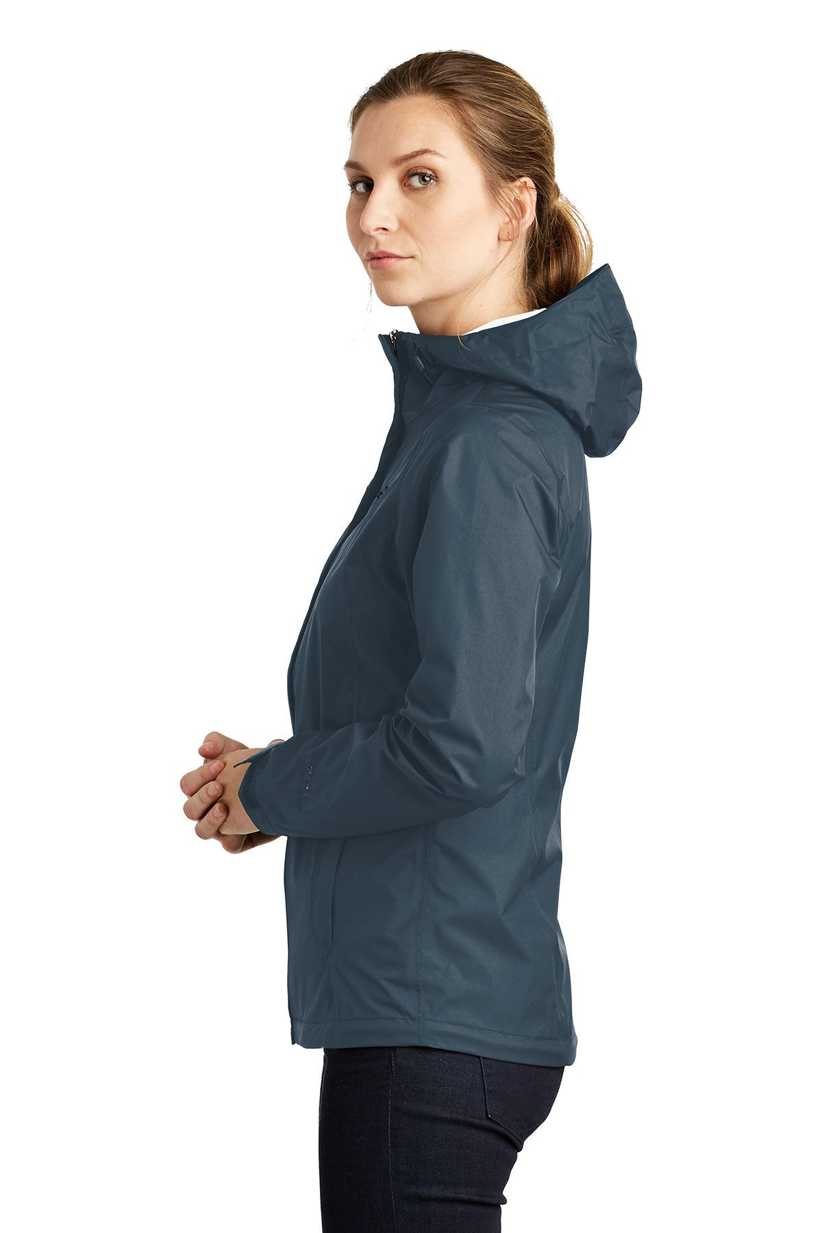 North Face Ladies DryVent Rain Jacket Shady Blue