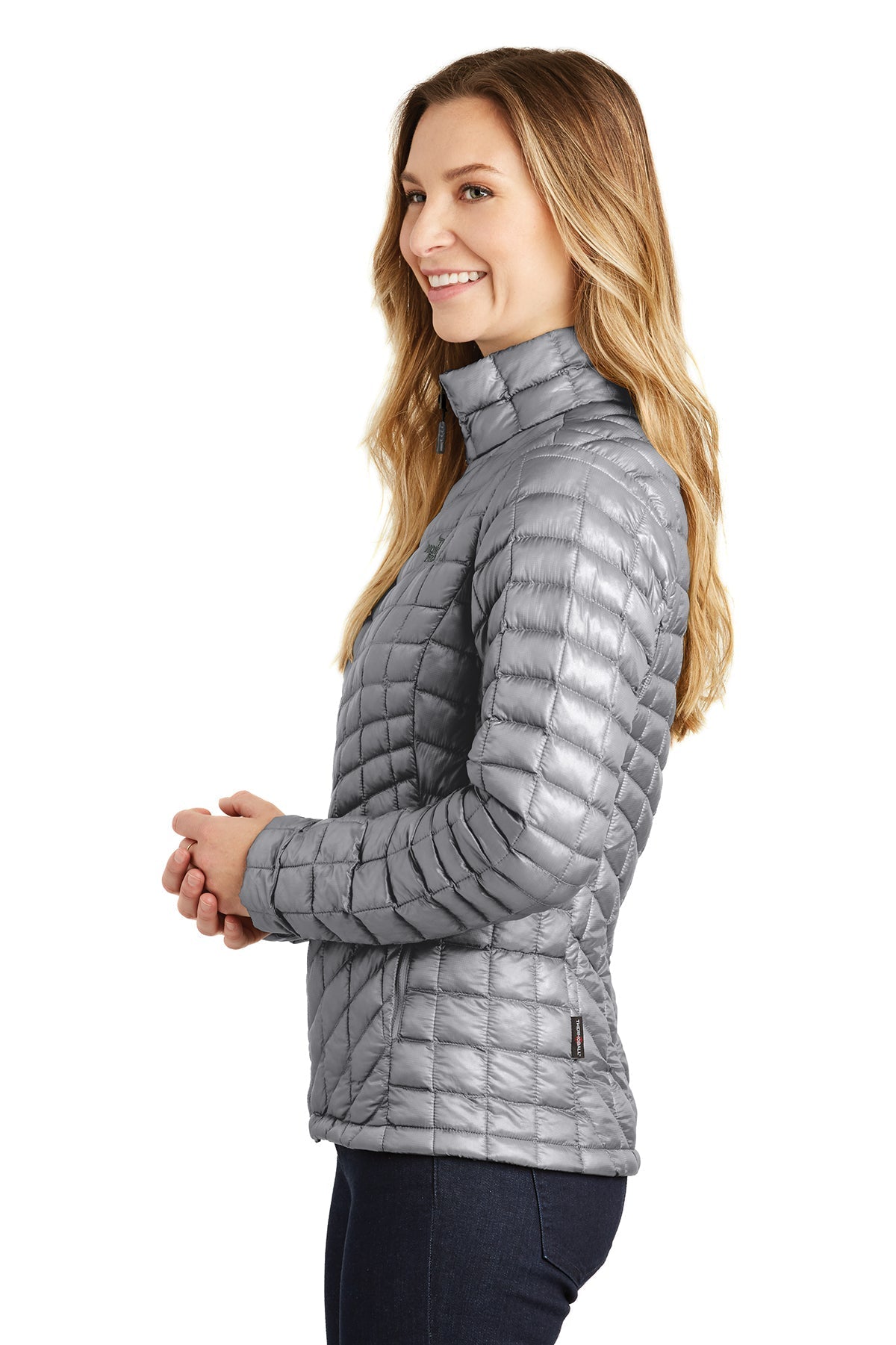 North Face Ladies ThermoBall Trekker Jacket, Mid Grey [Moloco]