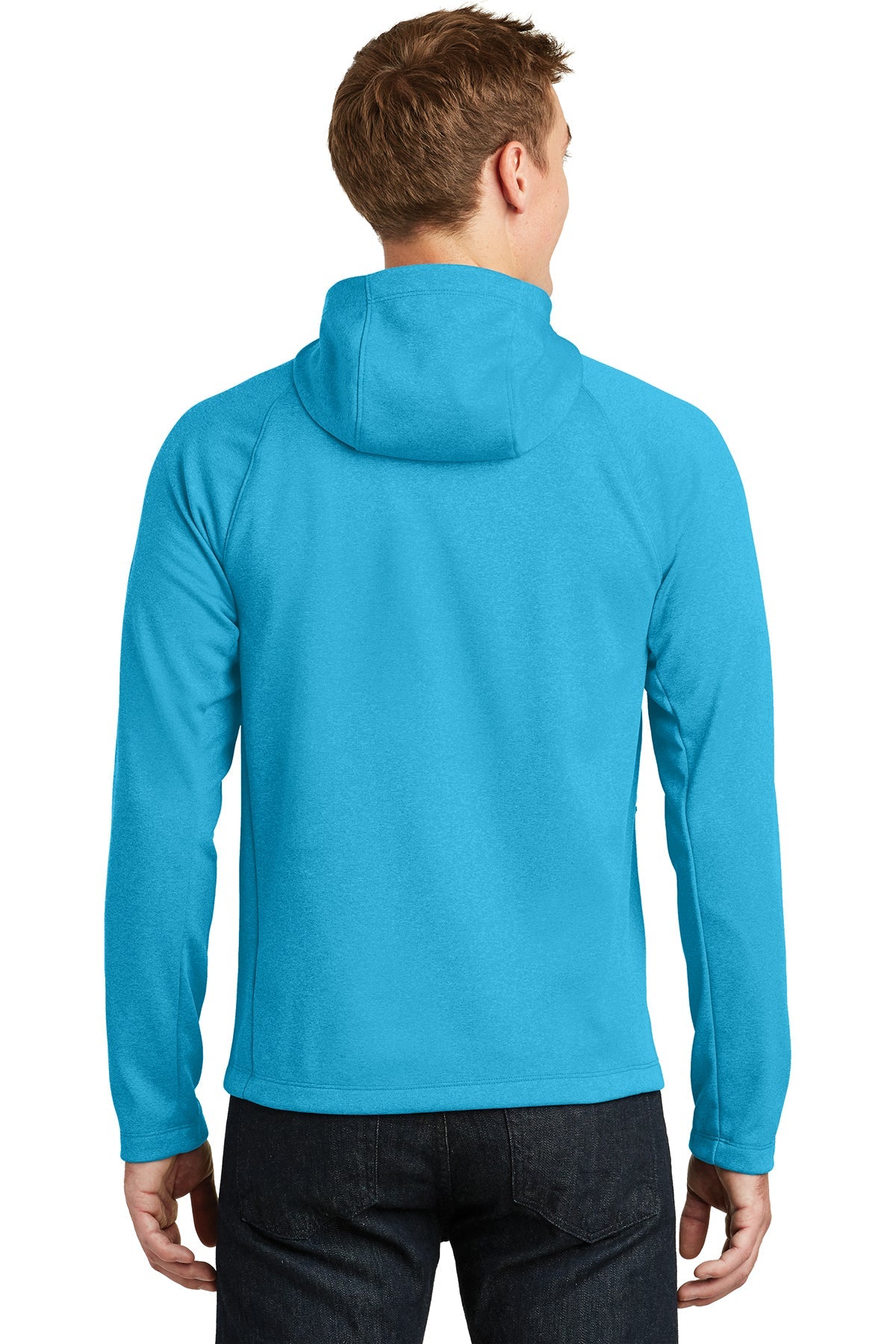 the north face_nf0a3lhh _hyper blue heather_company_logo_jackets
