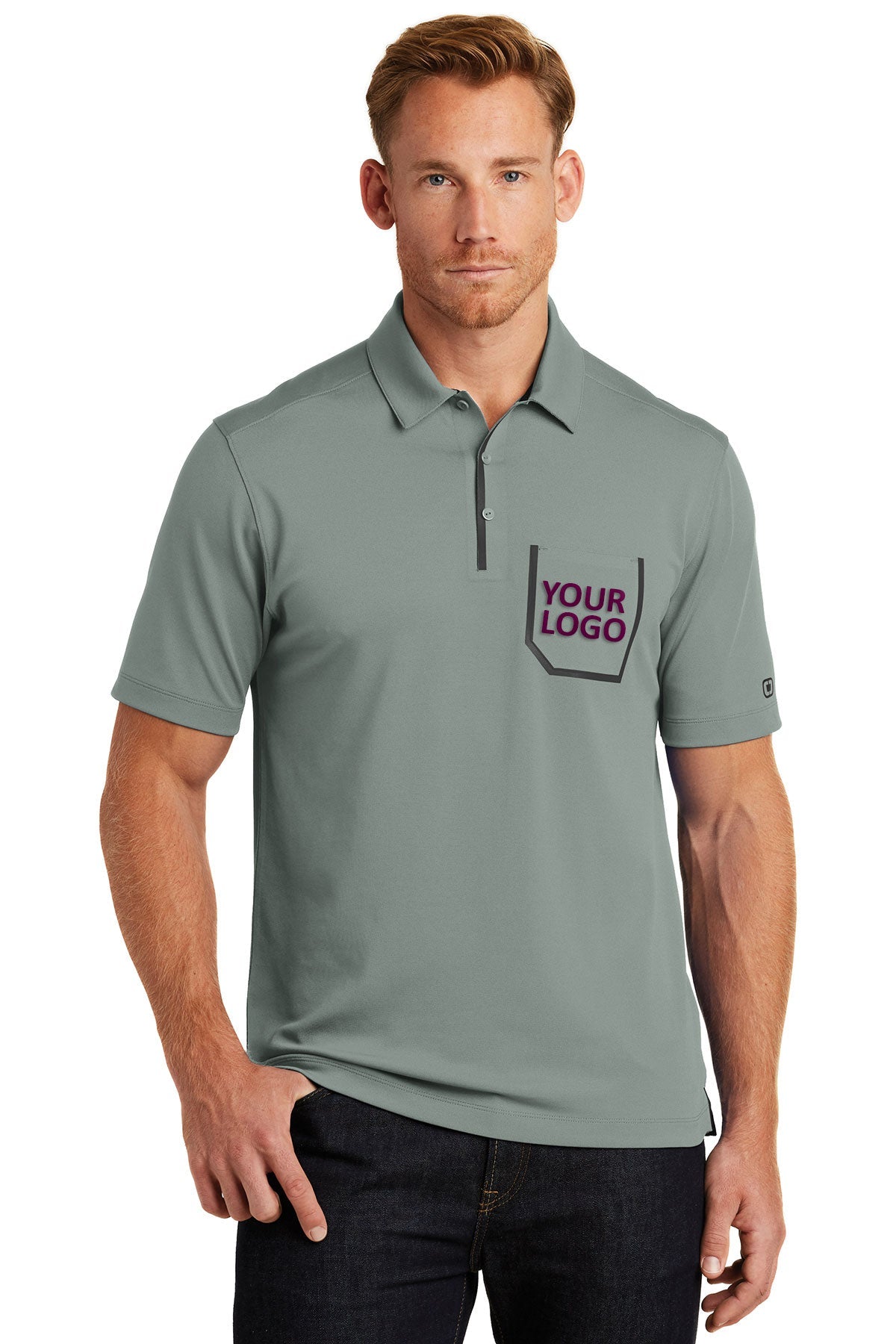 OGIO Fuse Customized Polos, Rogue Grey