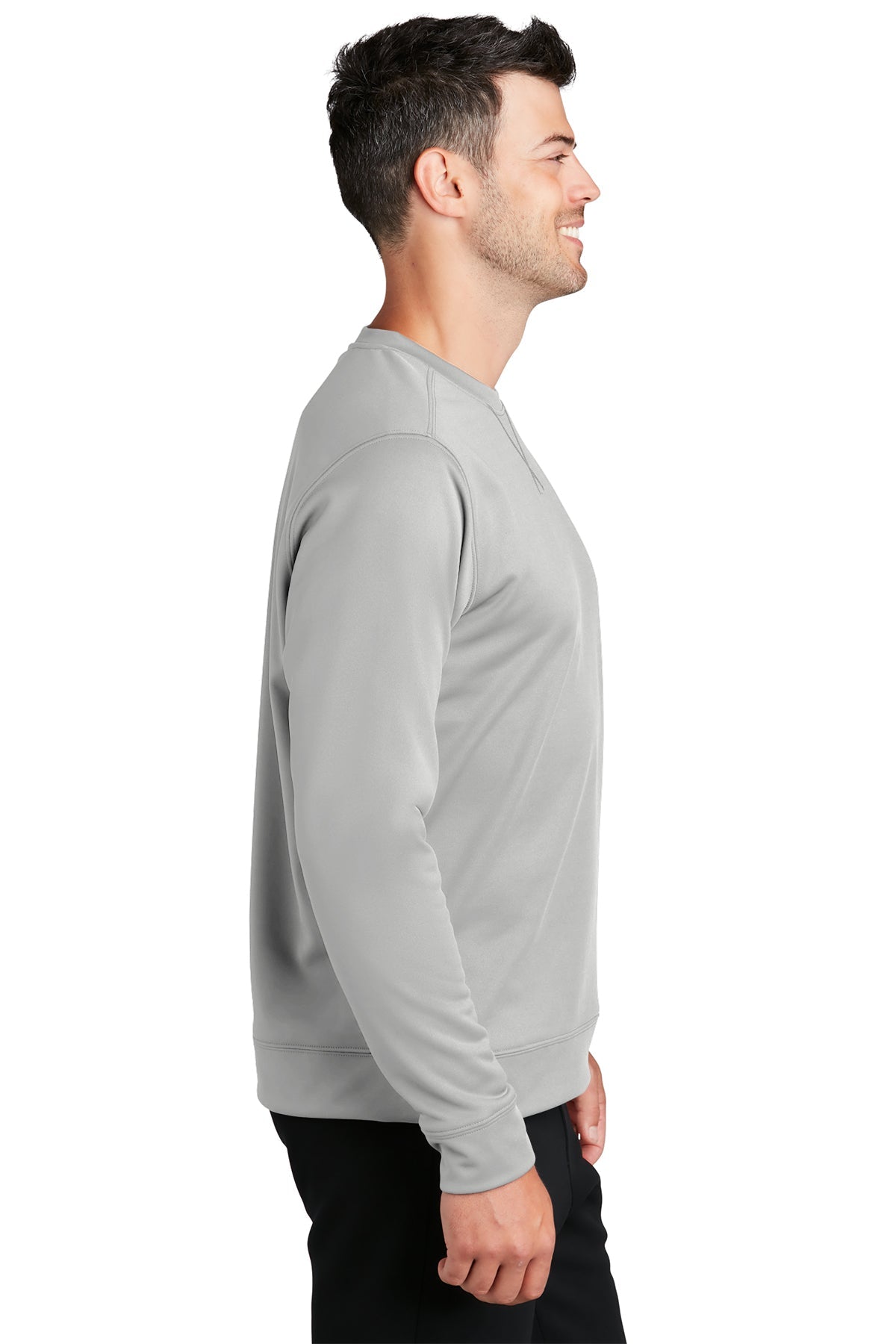 Port & Company Performance Fleece Branded Sweatshirts, Silver