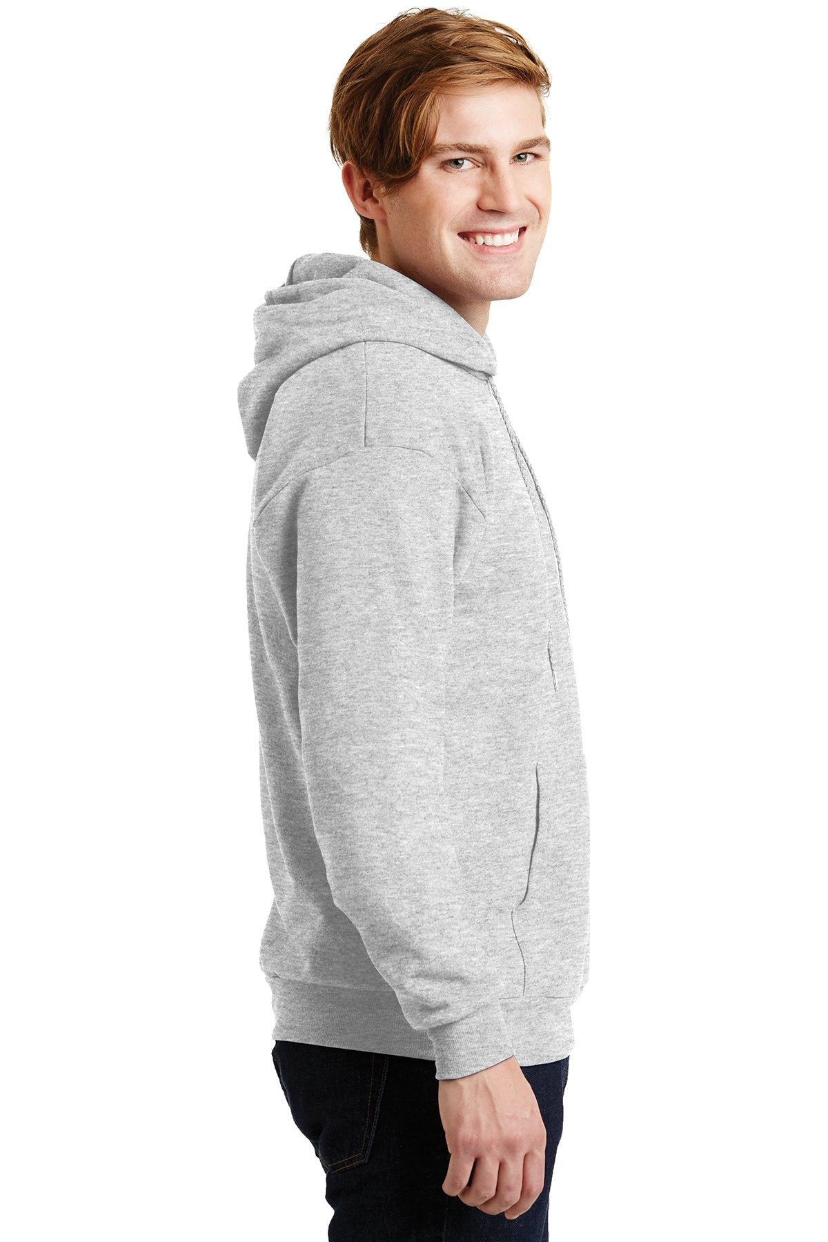 Hanes Ecosmart Pullover Hooded Sweatshirt P170 Ash
