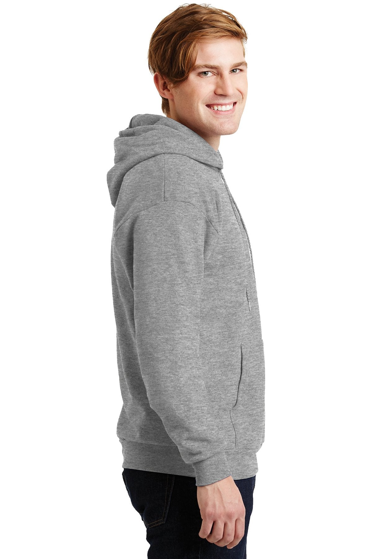 Hanes Ecosmart Pullover Hooded Sweatshirt P170 Light Steel
