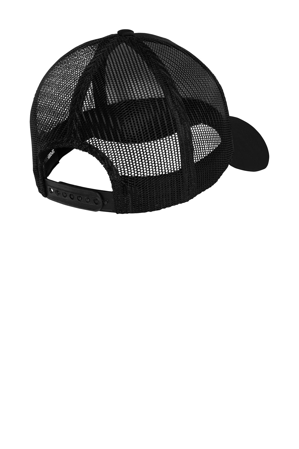 Sport-Tek PosiCharge Competitor Customized Mesh Back Caps, Black/ Black