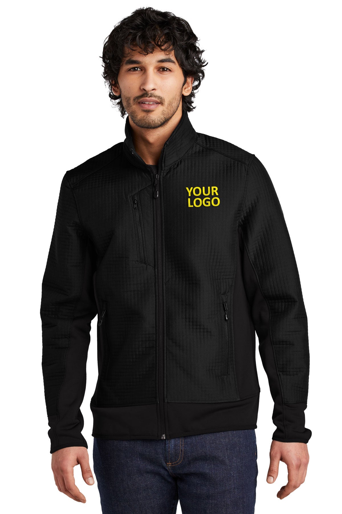 OGIO Trax Customized Fleece Jackets, Blacktop