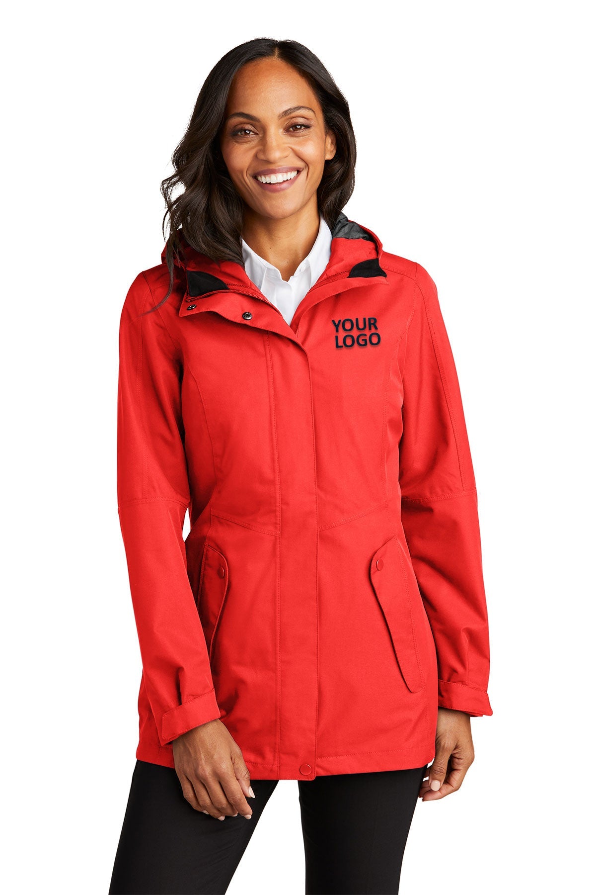 Port Authority Red Pepper L900 company jackets with logo