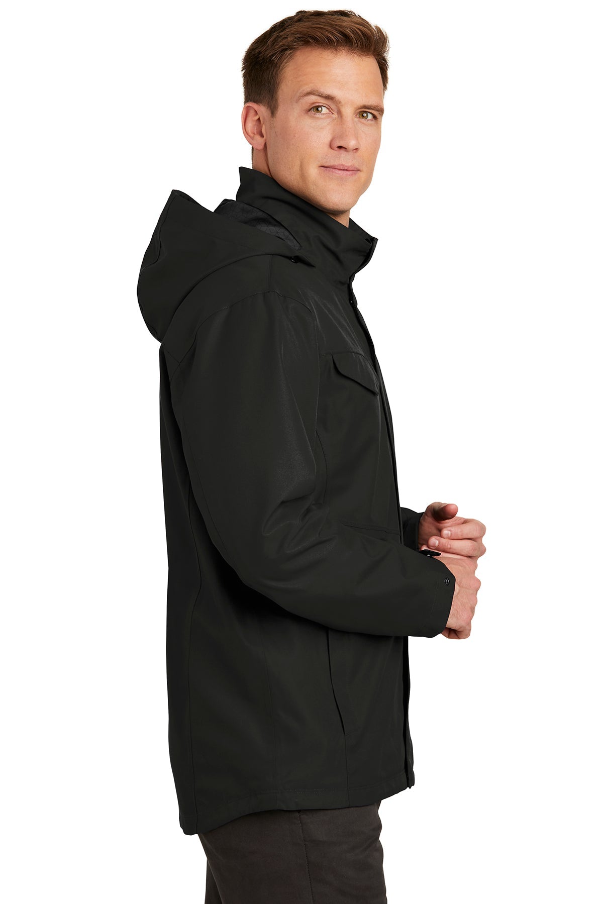 Port Authority Collective Outer Shell Branded Jackets, Deep Black