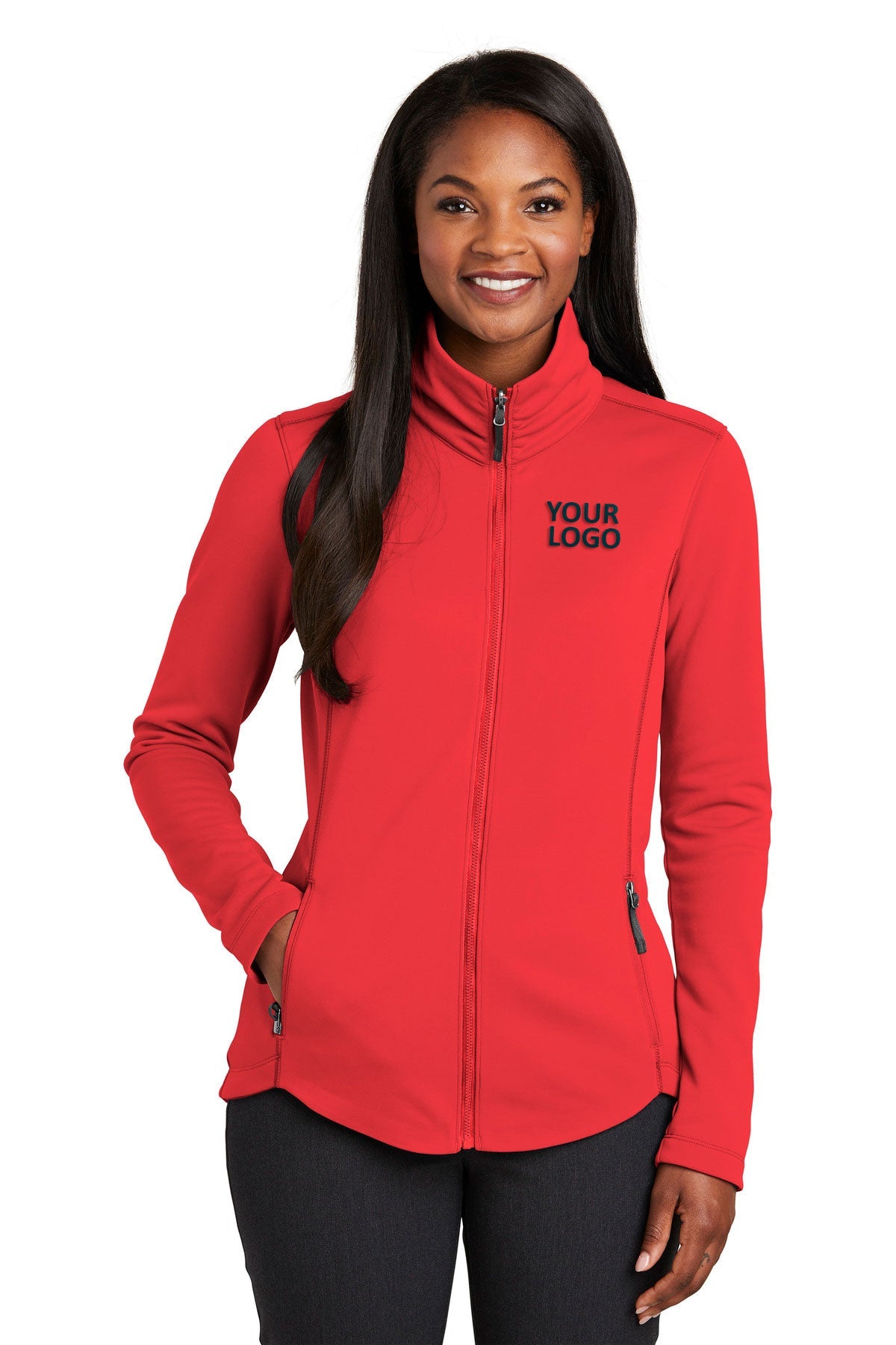 Port Authority Red Pepper L904 business logo jackets