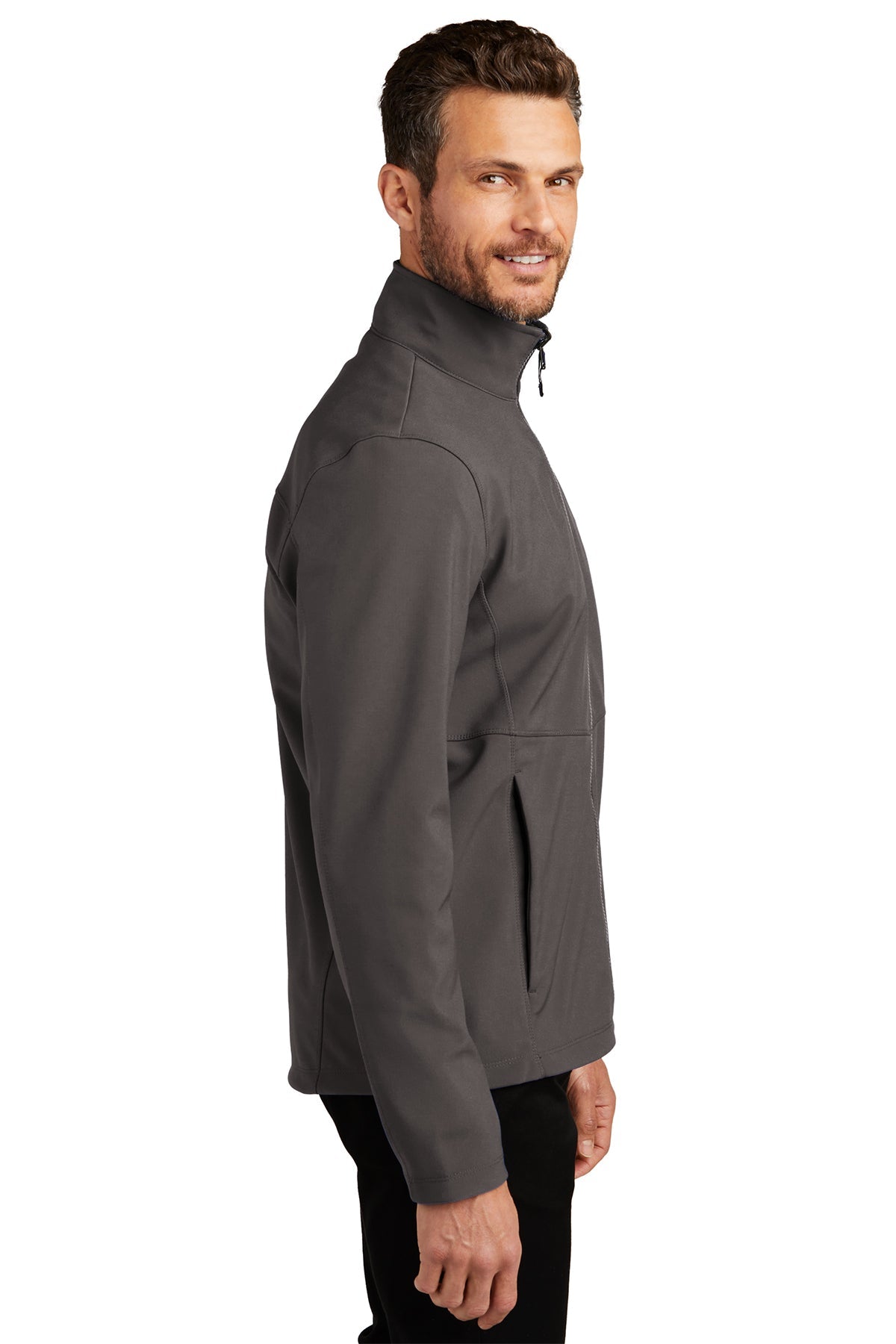 port authority_j901 _graphite_company_logo_jackets