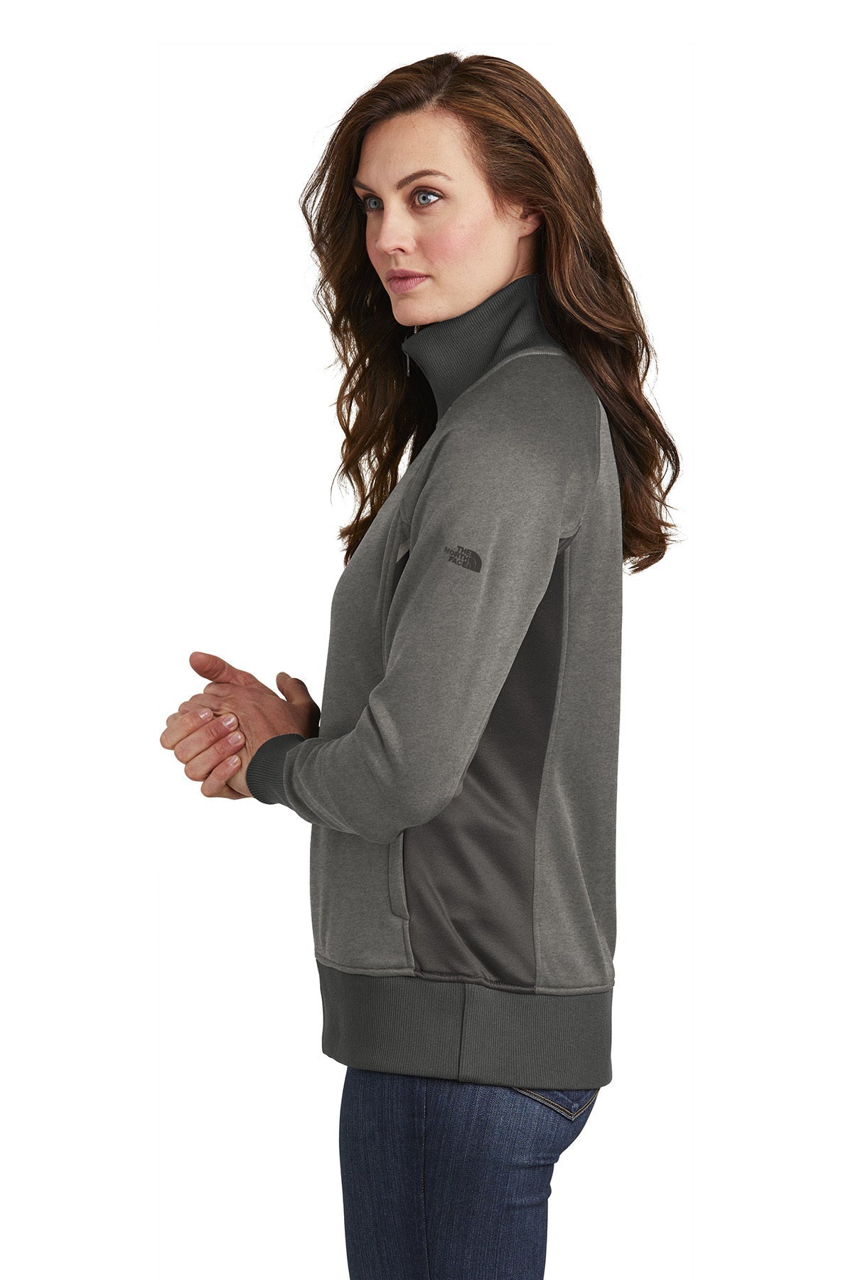 North face tech full zip sale fleece jacket