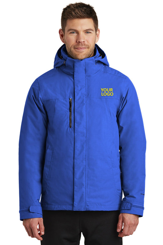 The North Face Monster Blue/ TNF Black NF0A3VHR company logo jackets