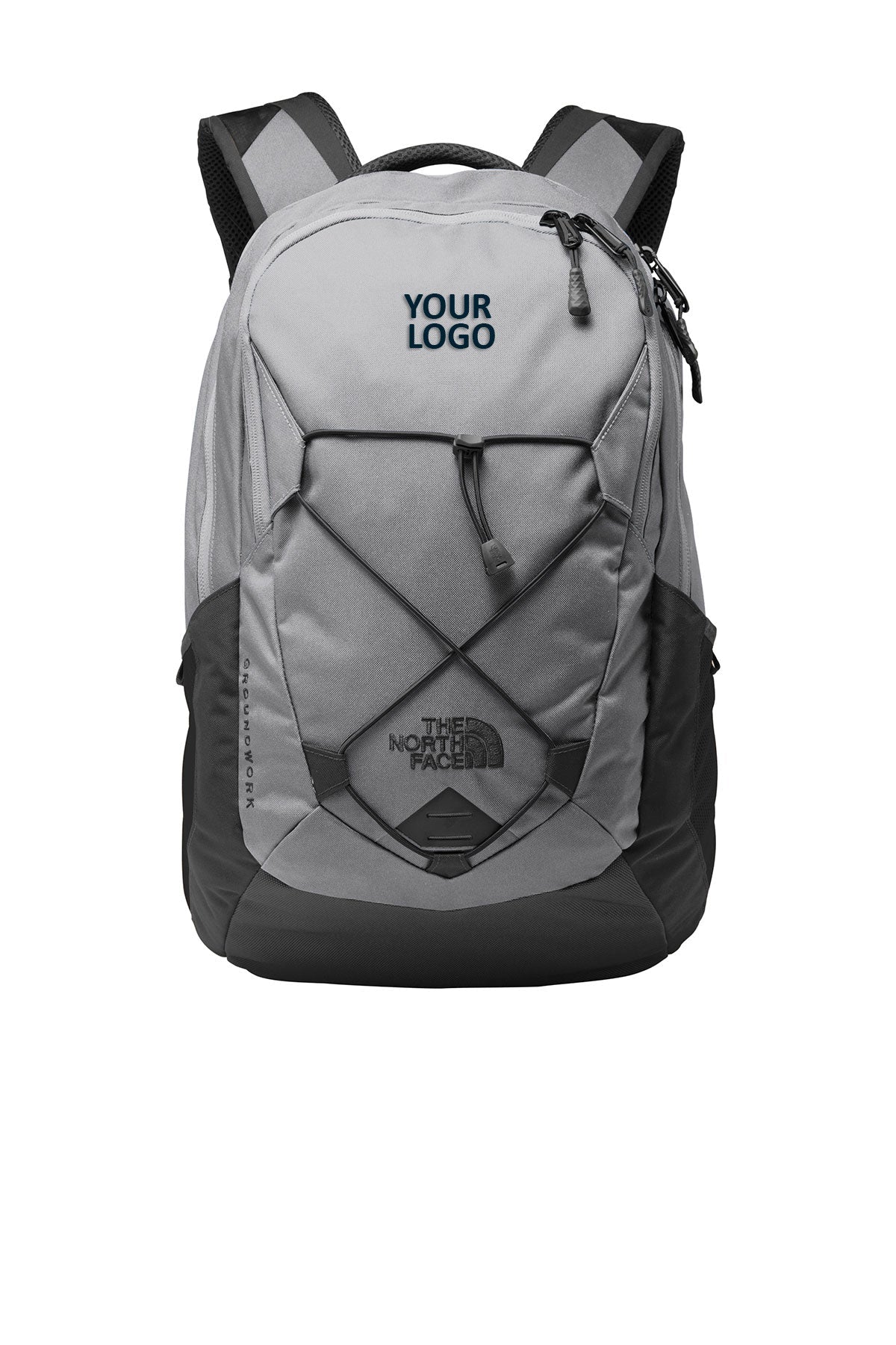the north face groundwork backpack nf0a3kx6 mid grey asphalt grey