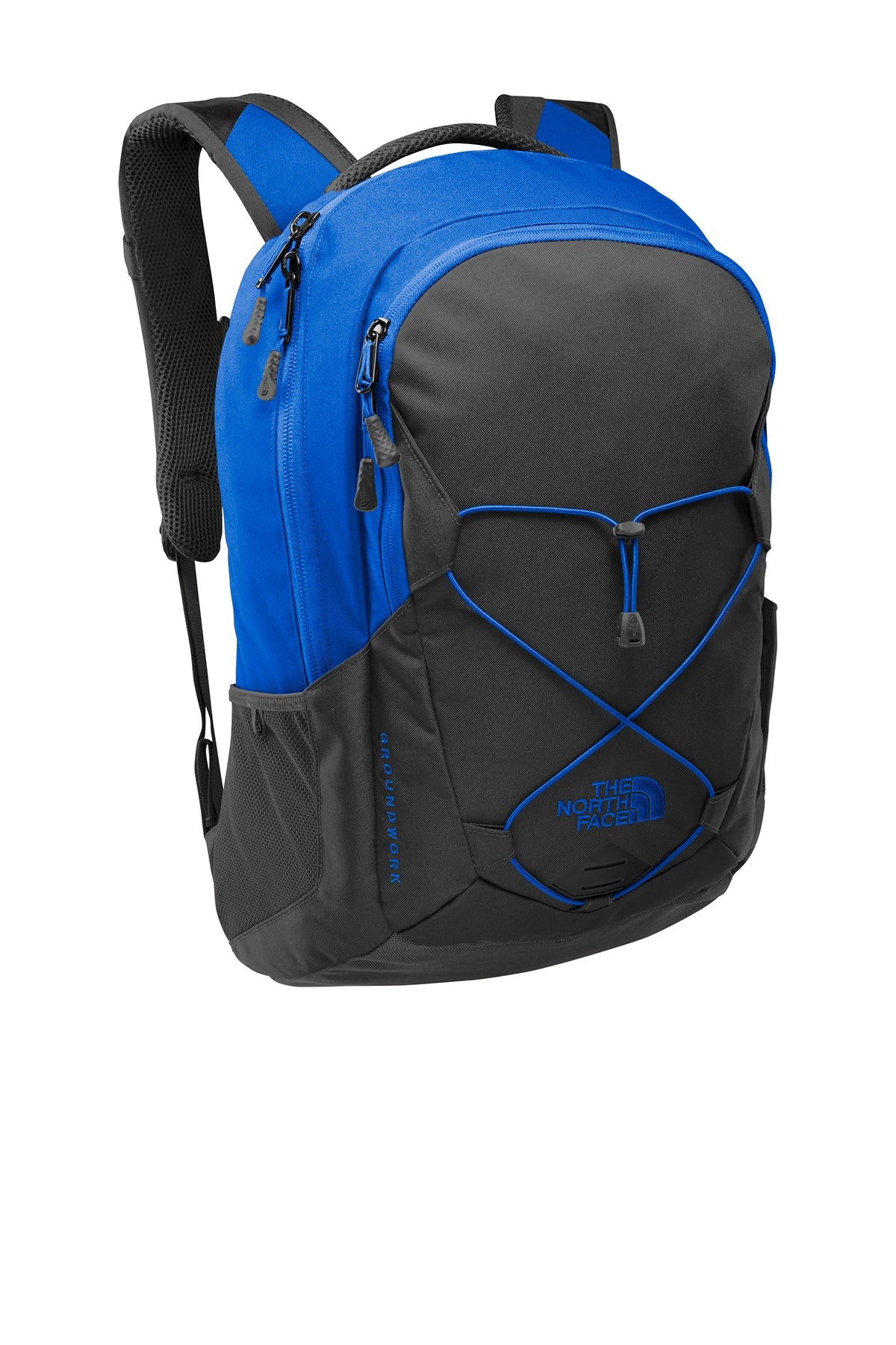 Branded North Face Groundwork Backpack Monster Blue/ Asphalt Grey