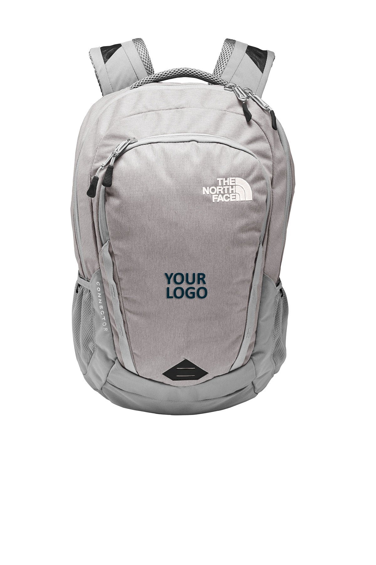 the north face connector backpack nf0a3kx8 mid grey dark heather mid grey