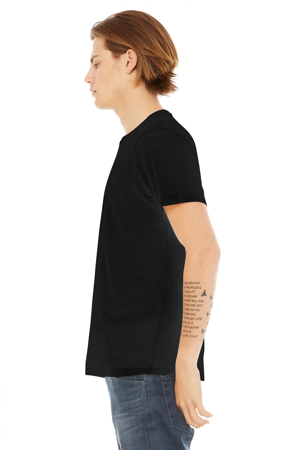 bella + canvas unisex poly-cotton short sleeve t-shirt 3650 black