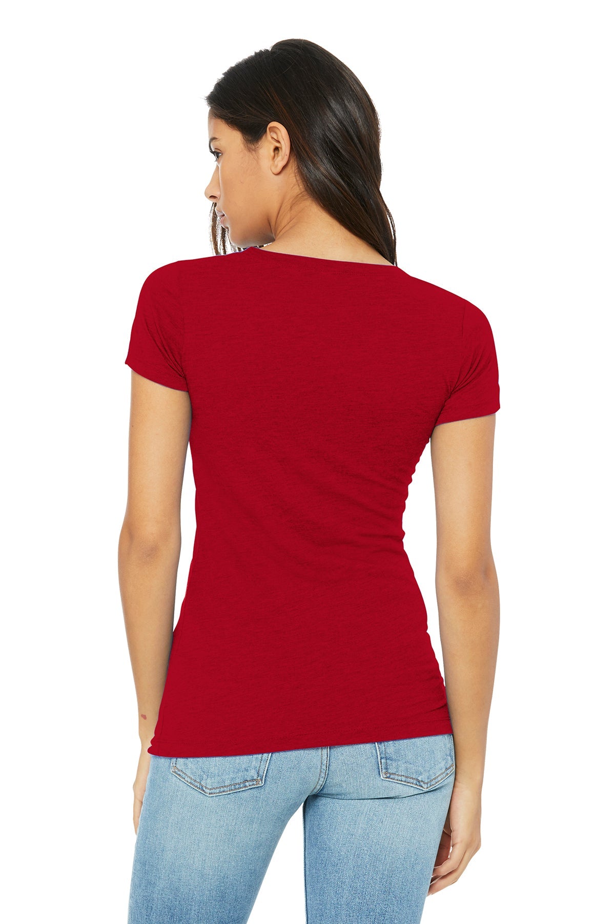 bella + canvas ladies the favorite t-shirt 6004 red