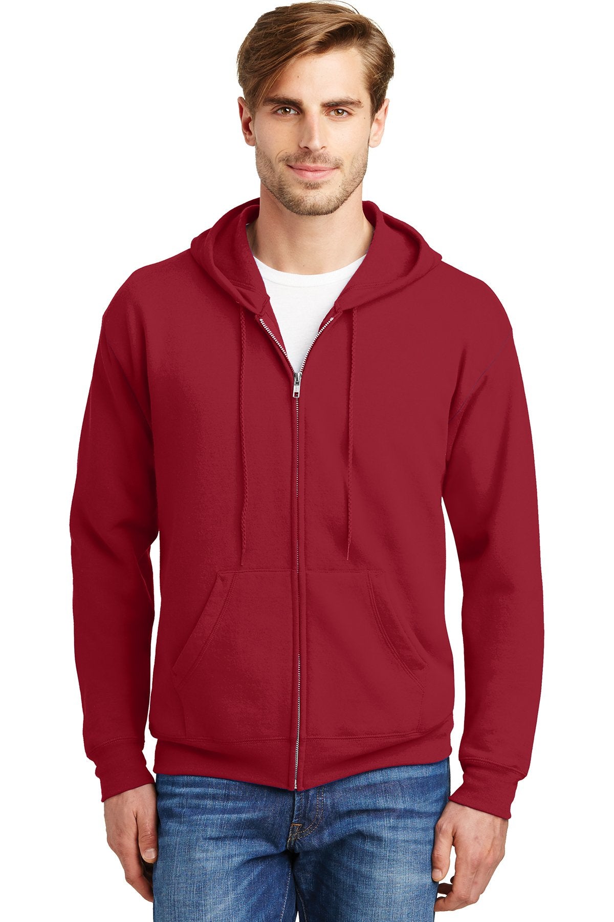 hanes deep red p180 custom dri fit sweatshirts