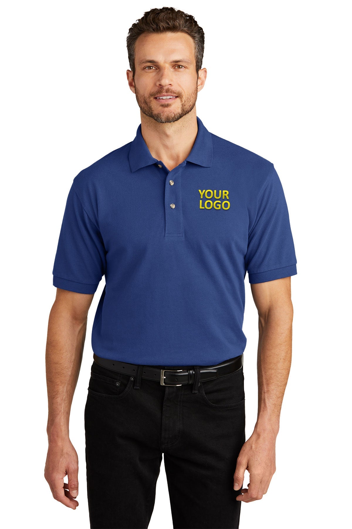 port authority royal k420 polo shirts with company logo