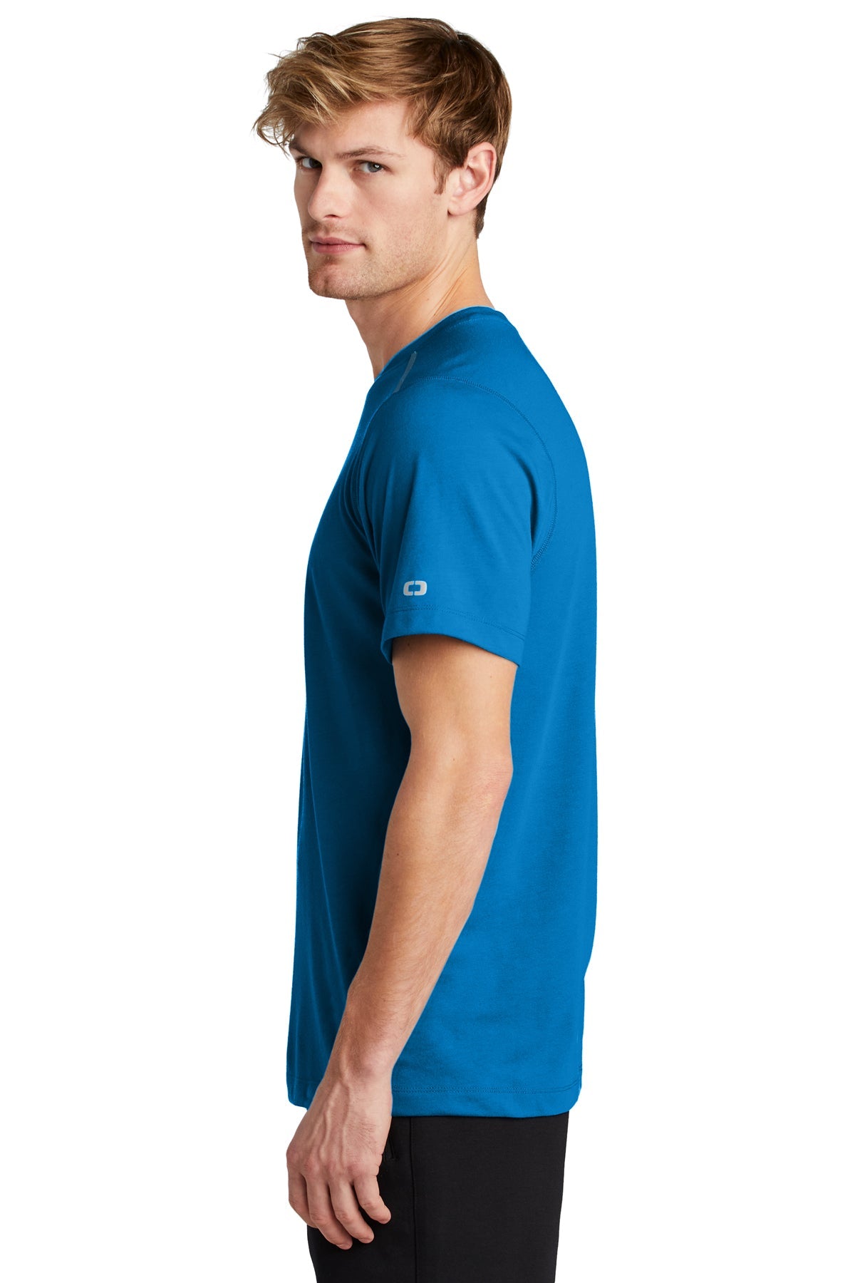 ogio endurance peak tee oe336 bolt blue