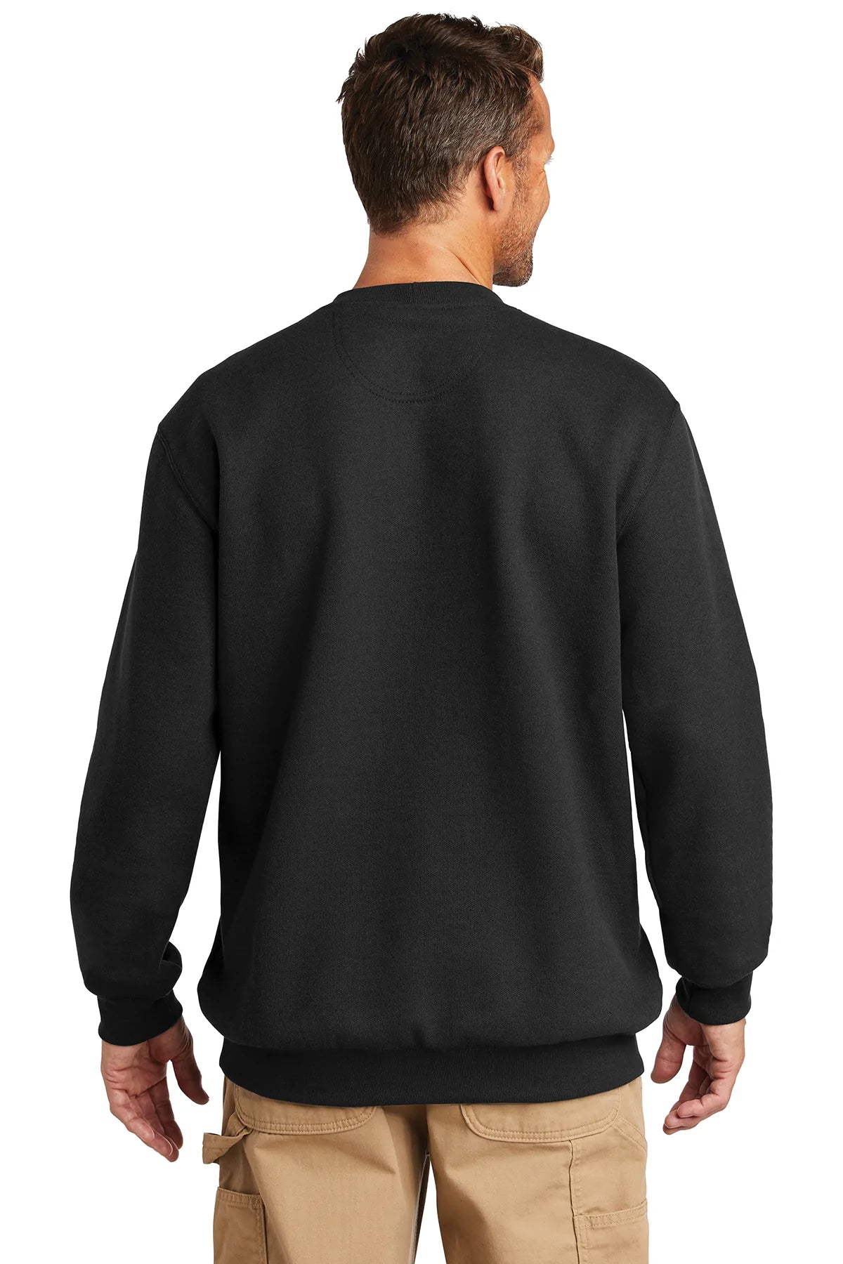 carhartt_ctk124 _black_company_logo_sweatshirts