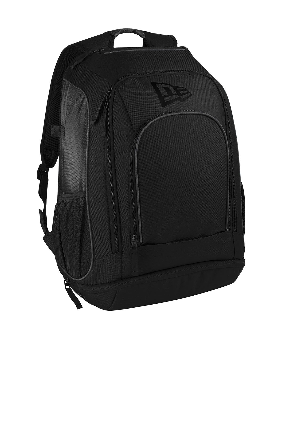 New Era Shutout Custom Backpacks, Graphite Black
