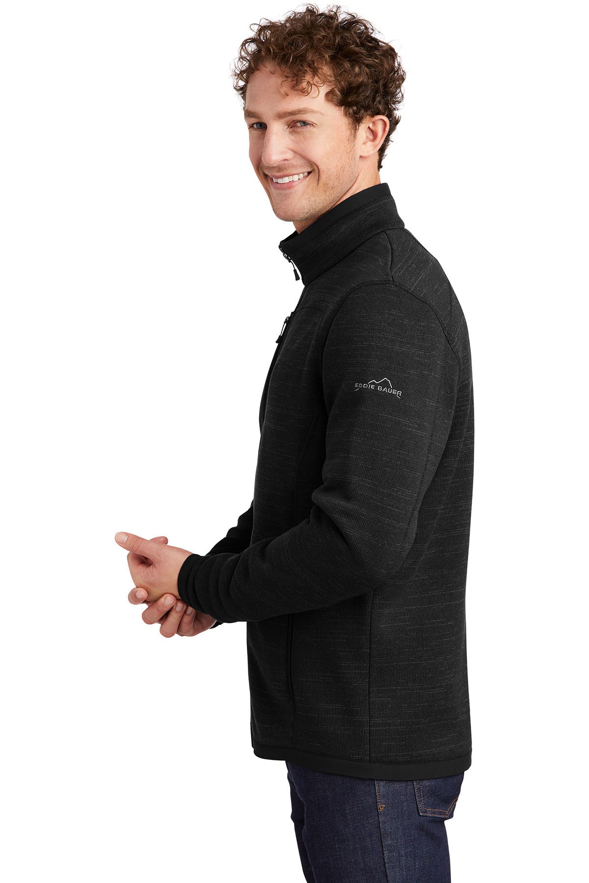 Eddie Bauer Custom Fleece Jackets, Black