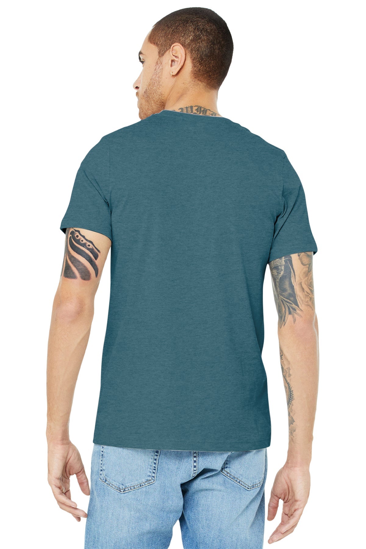 bella + canvas unisex jersey short sleeve t-shirt 3001c heather slate
