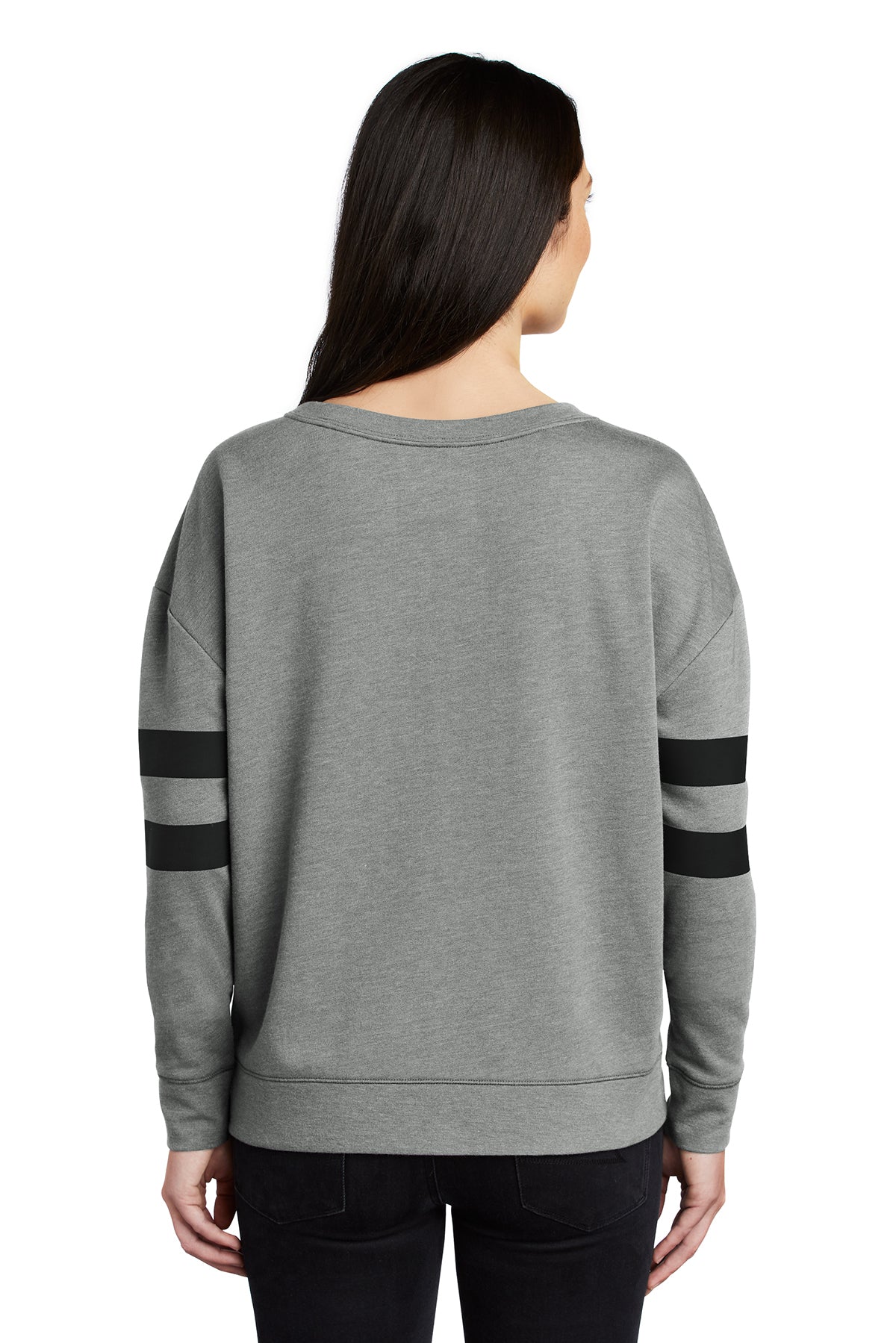 New Era Ladies Tri-Blend Branded Sweatshirts, Shadow Grey Heather