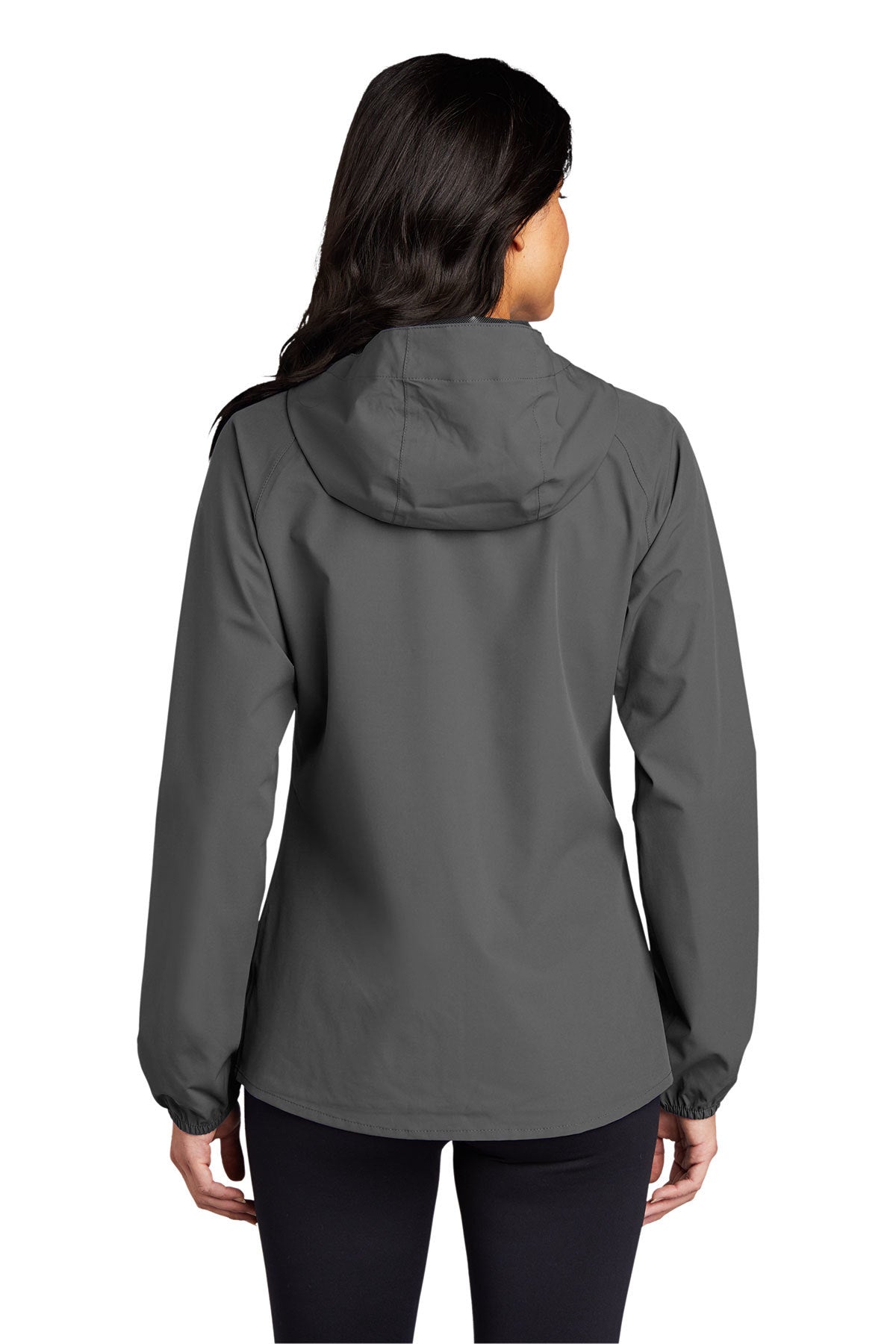 Port Authority Ladies Essential Branded Rain Jackets, Graphite