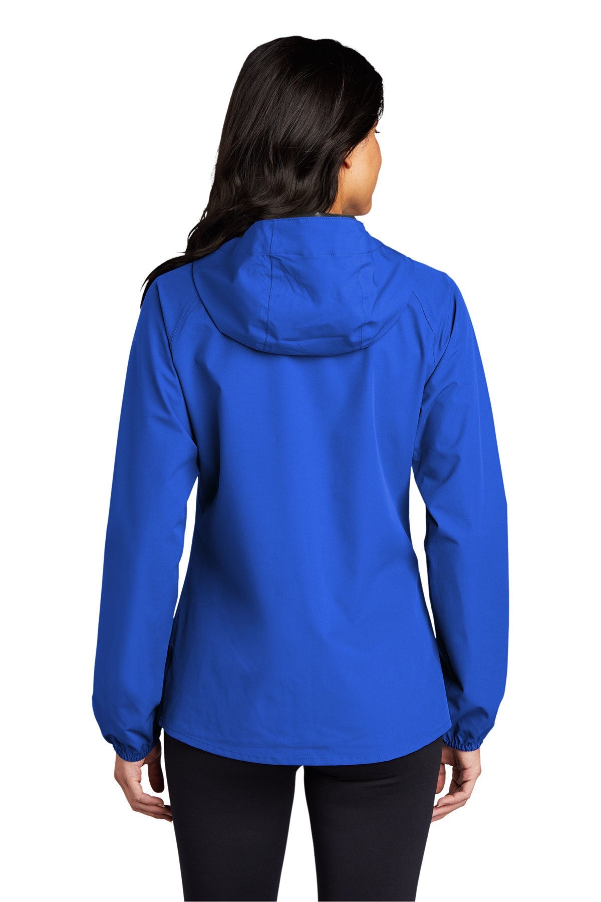Port Authority Ladies Essential Branded Rain Jackets, True Royal