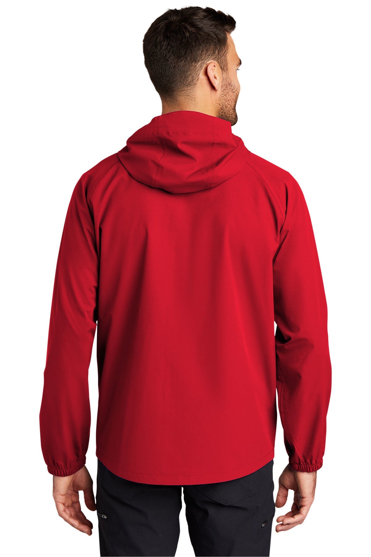 Port Authority Essential Branded Rain Jackets, Deep Red