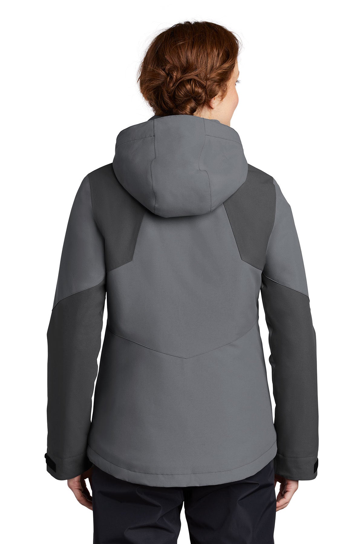 Port Authority Ladies Insulated Waterproof Custom Tech Jackets, Shadow Grey/ Storm Grey