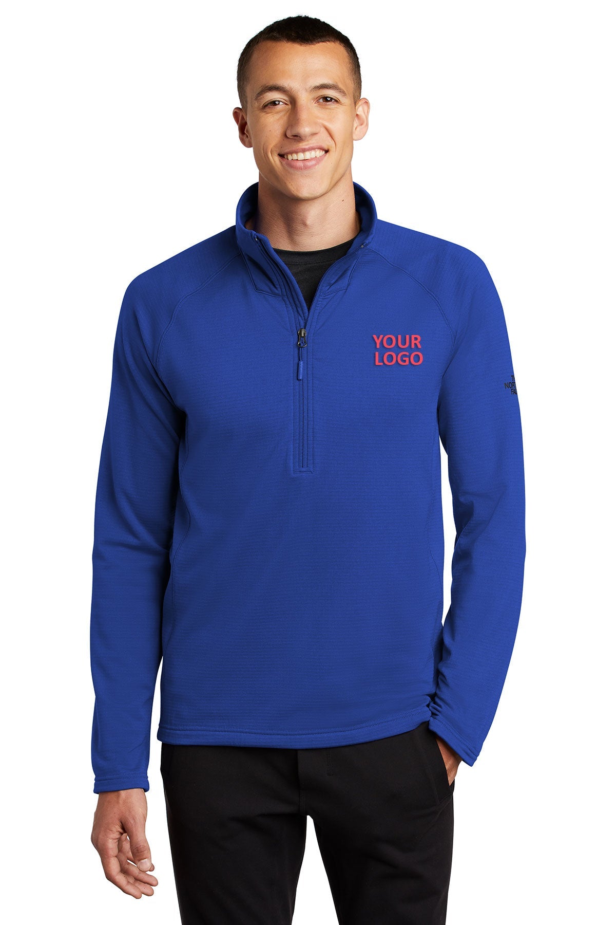 The North Face TNF Blue NF0A47FB sweatshirts custom logo