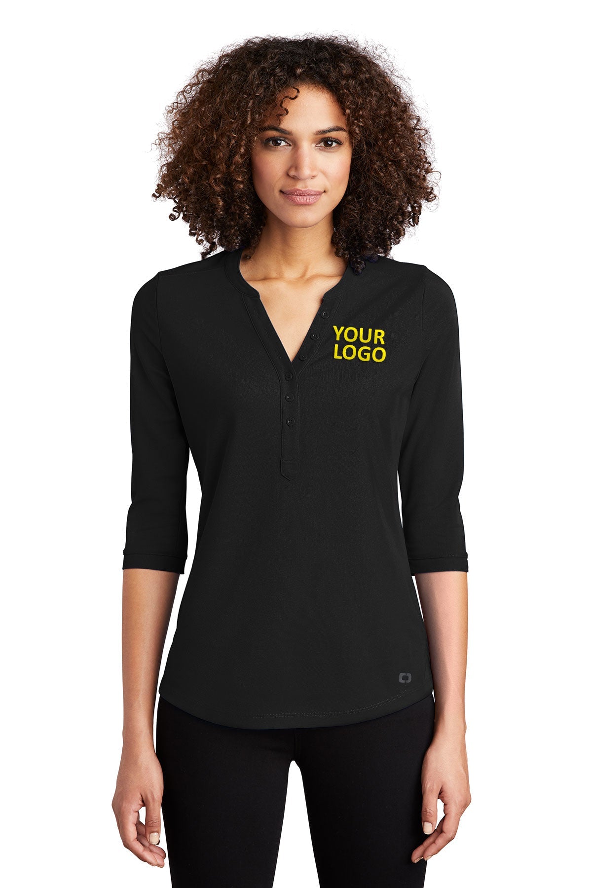 OGIO Blacktop LOG104 custom embroidered polo shirts