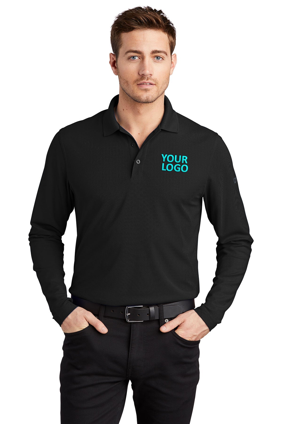 OGIO Blacktop OG105 business polos with logo