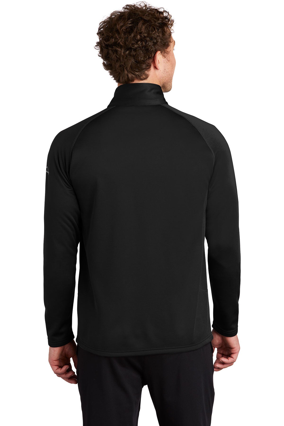 Eddie Bauer Smooth Fleece Custom Layer Jackets, Black