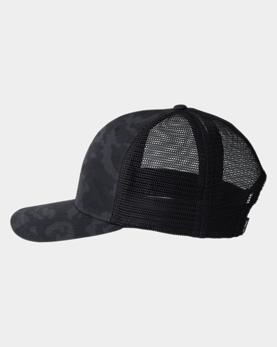 Vineyard Vines Custom Performance Trucker Hats, Black Camo/Black