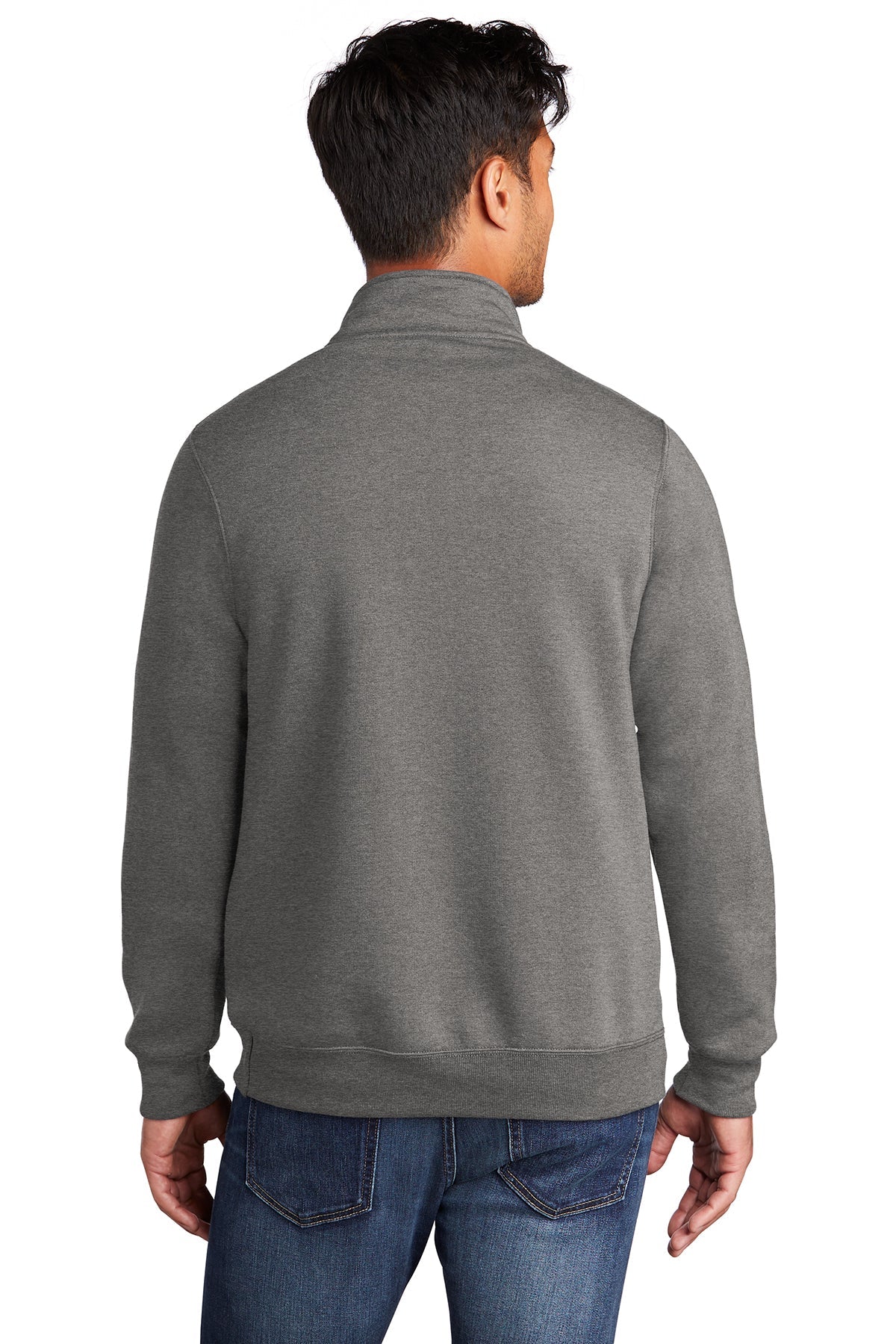 Port & Company Core Fleece Customized Quarter Zips, Graphite Heather [Century Sales and Management]