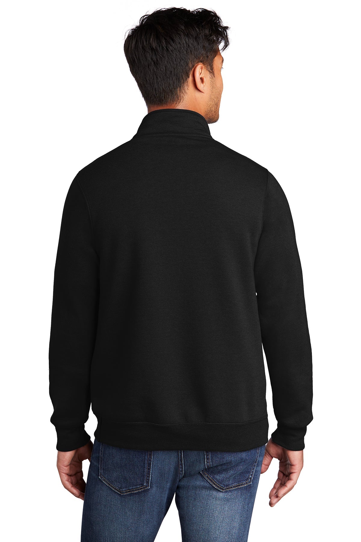 Port & Company Core Fleece Custom Quarter Zips, Jet Black [ERES]