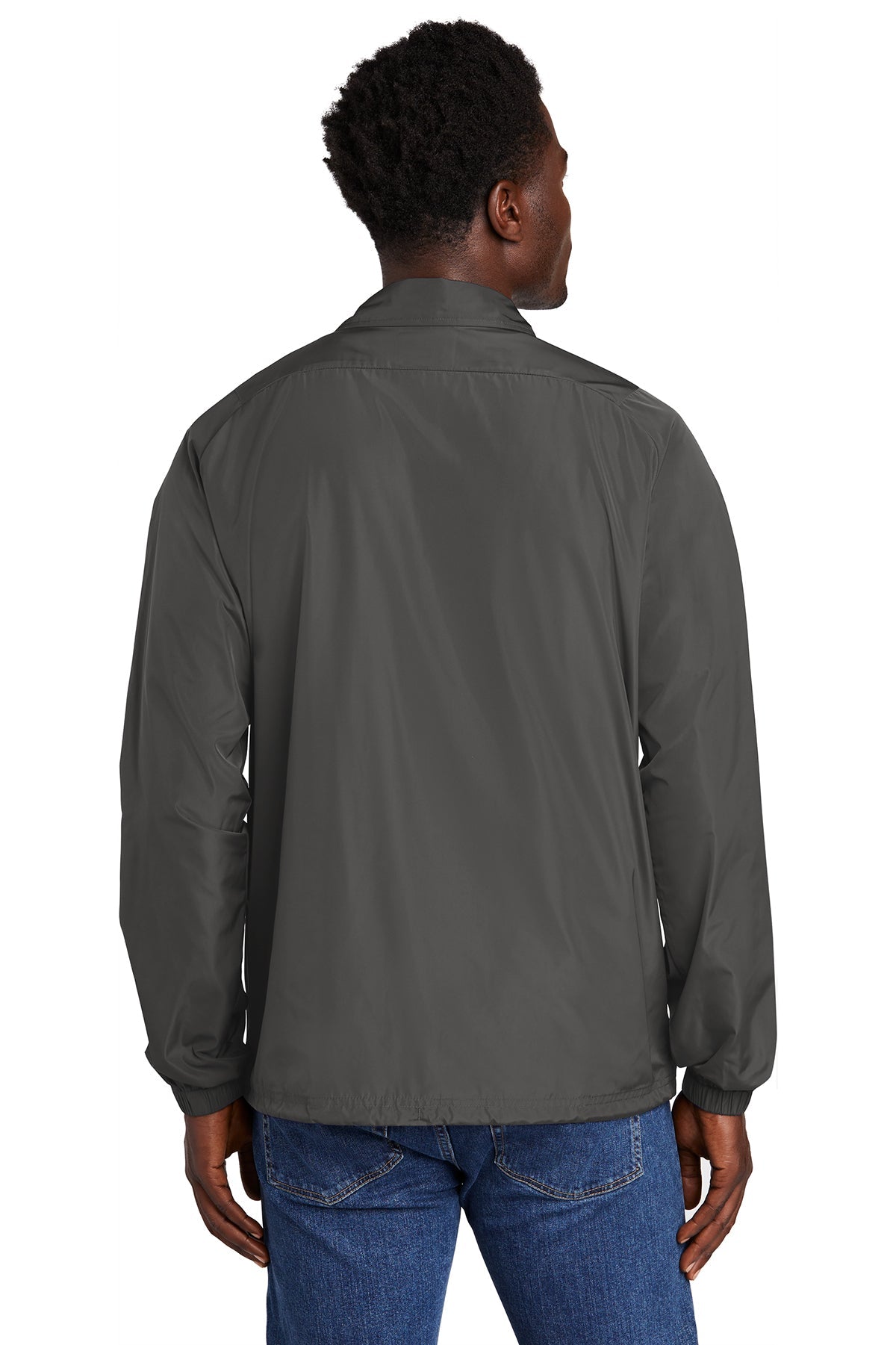 New Era Coach Jacket NEA601 Graphite