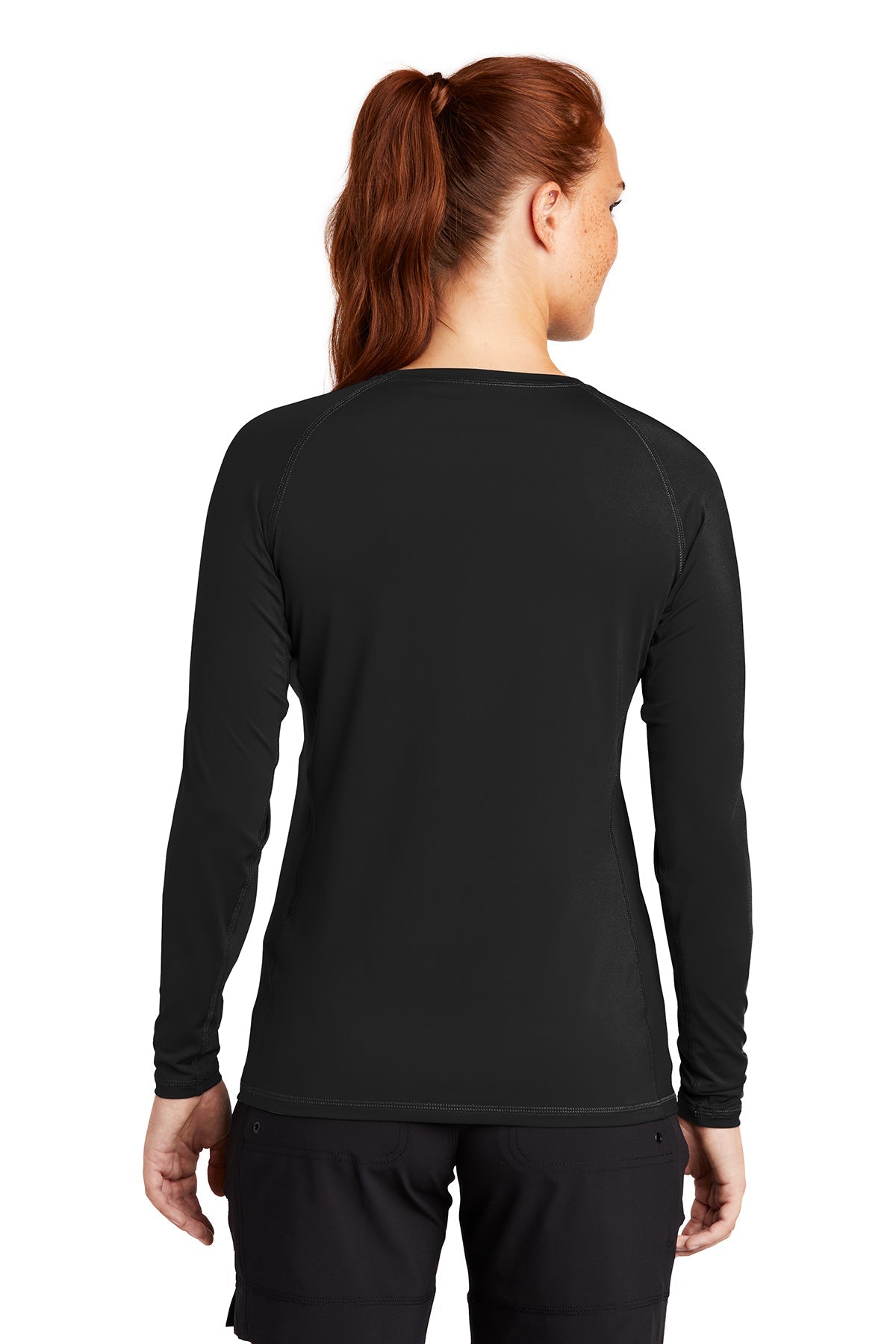 sport-tek_lst470ls _black_company_logo_polos