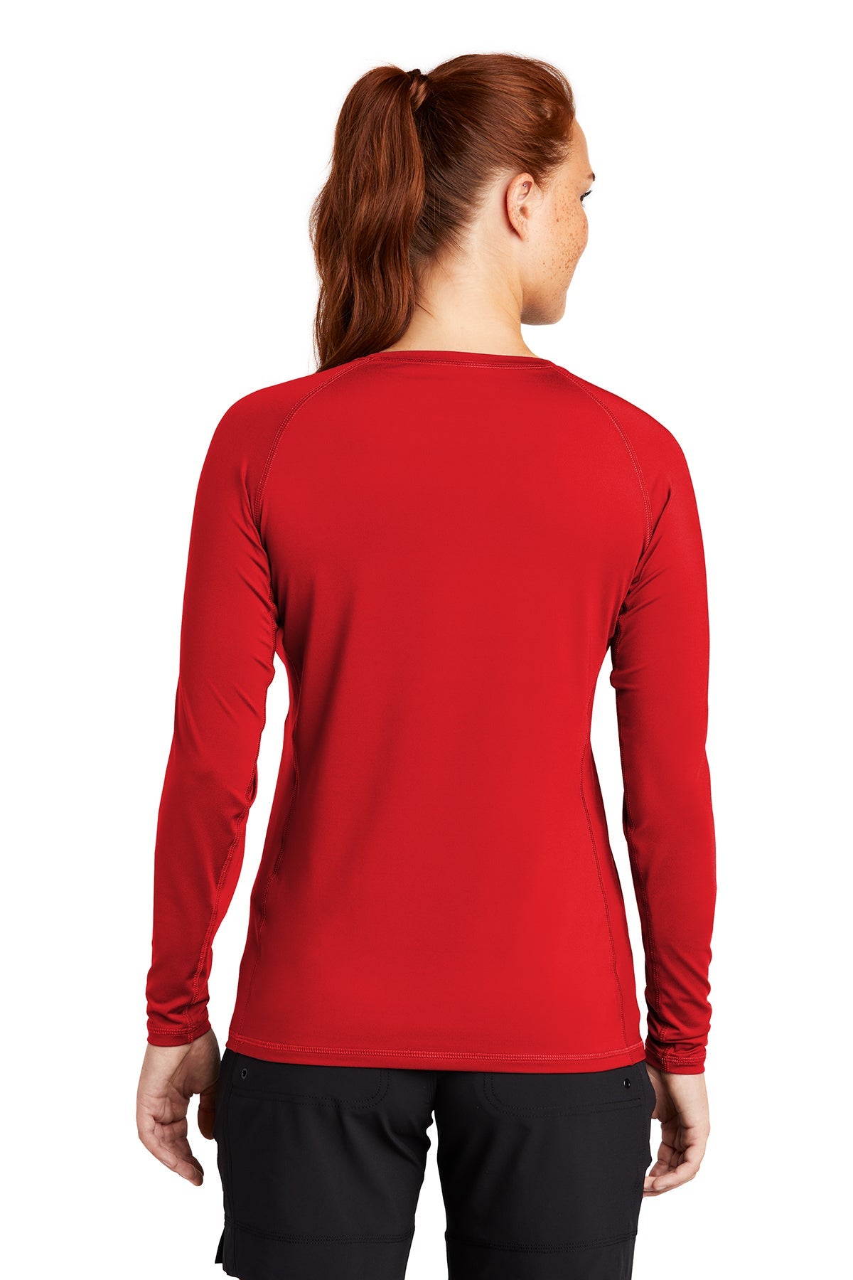 sport-tek_lst470ls _true red_company_logo_polos