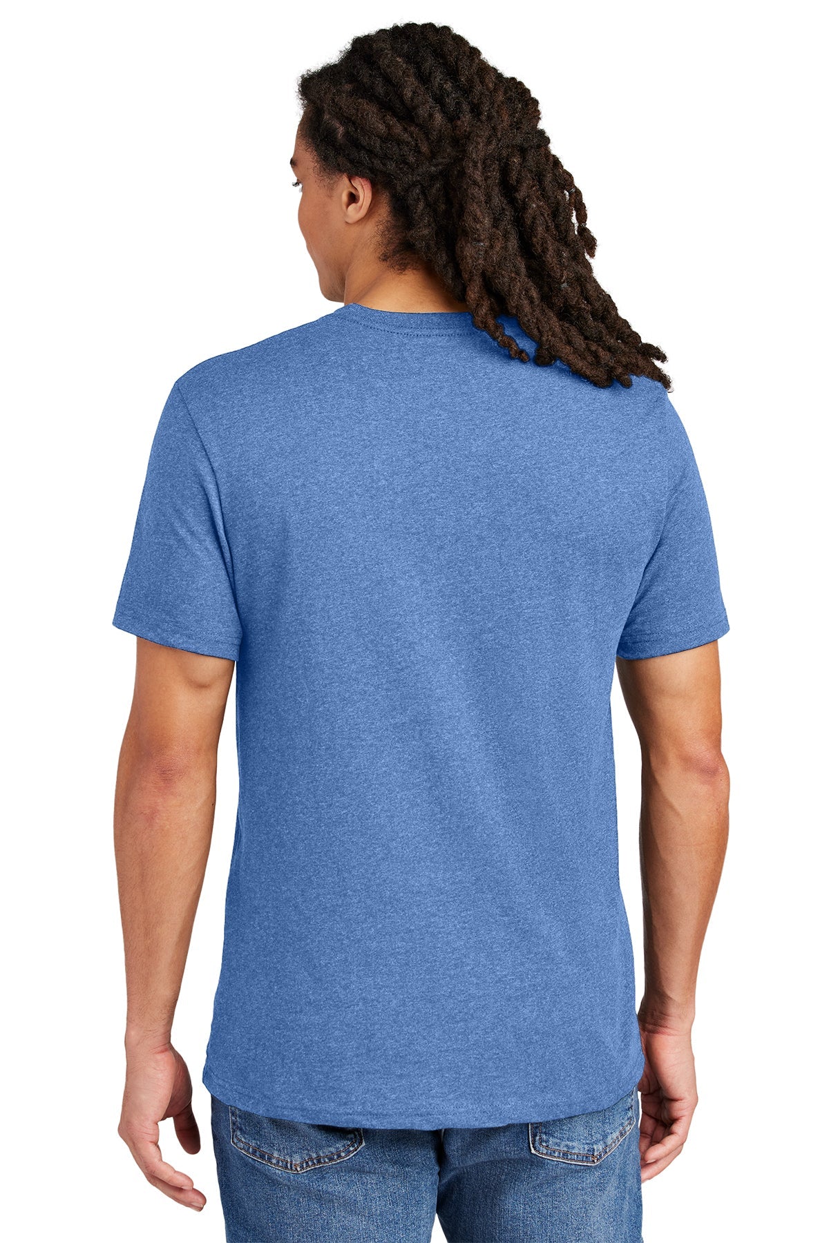 district re-tee dt8000 blue heather