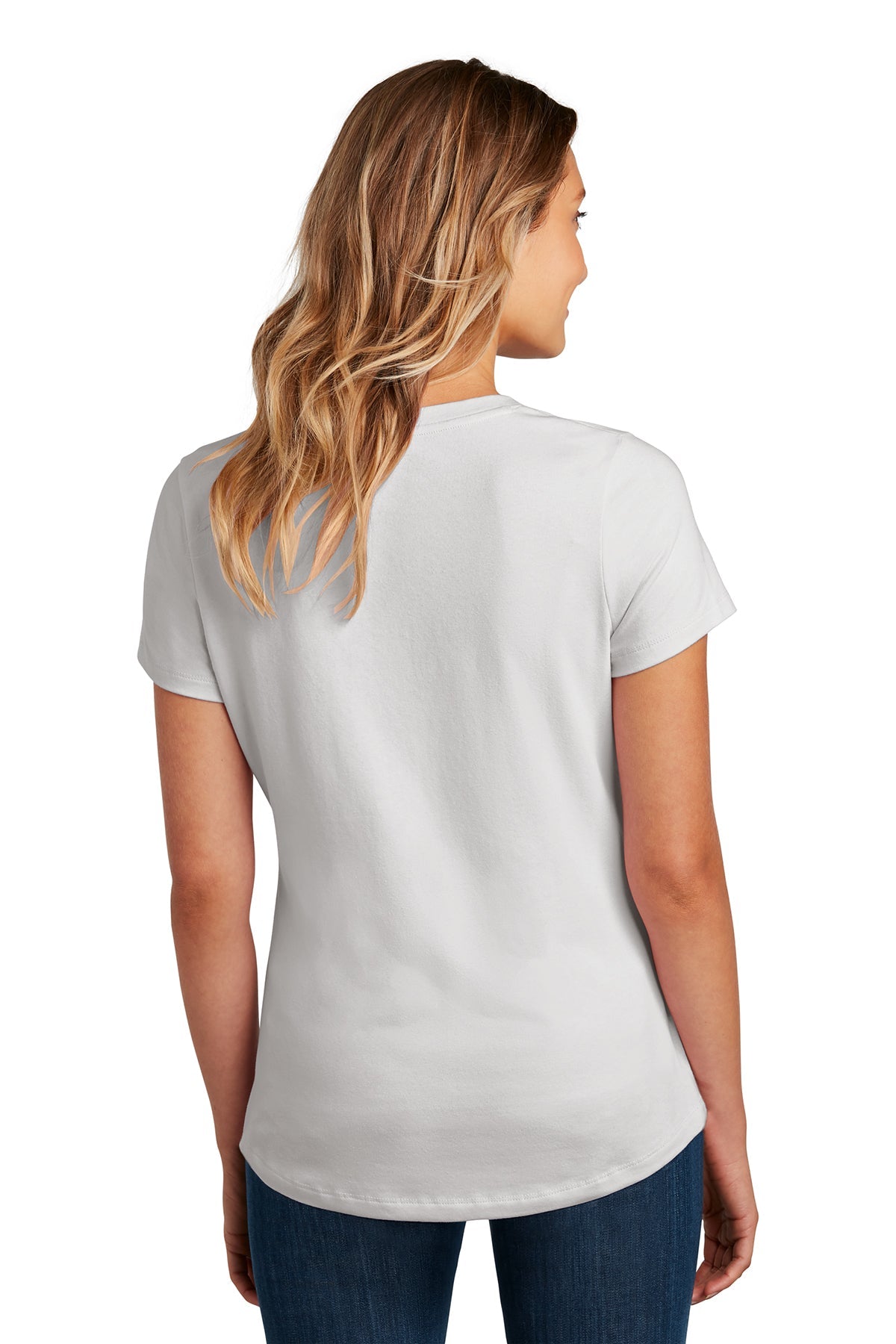 district women flex scoop neck tee dt7501 silver mist